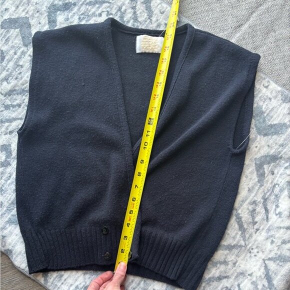 Vintage (like) Babaa/Ozma like Cropped Button Front SweaterVest top XS/S EUC - Picture 13 of 16